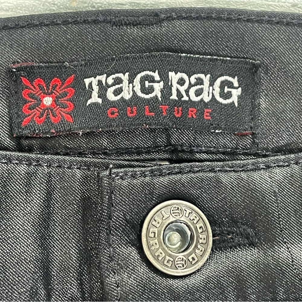 Tag Rag Culture Vintage Shiny Satin Feel Junior Pants 9 - Picture 5 of 10